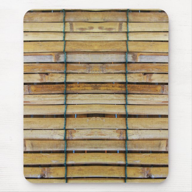 Antique Wooden Timber Wood Slats Mouse Pad (Front)
