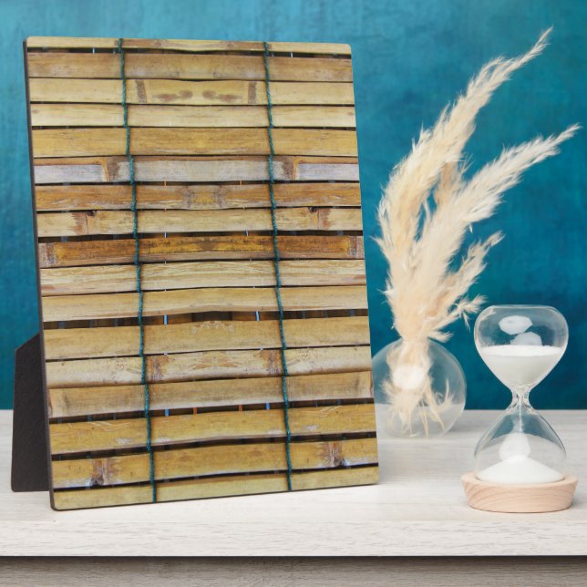 Antique Wooden Timber Wood Slats Plaque (Side)