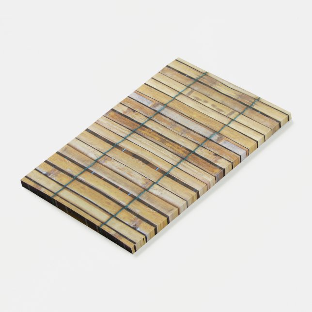 Antique Wooden Timber Wood Slats Post-it Notes (Angled)