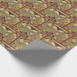 Antique World Map #2 Wrapping Paper<br><div class="desc">Antique World Map #2 Wrapping Paper / Gift Wrap Elegant, stylish and chic customizable party and celebration invitations and accessories featuring a colourful antique world map dating from 1664 and created in Amsterdam by Joan Blaeu, on the background colour of your choice. Please note that this is a graphic design...</div>