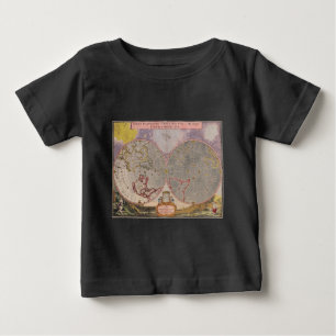 Antique World Map Baby T-Shirt