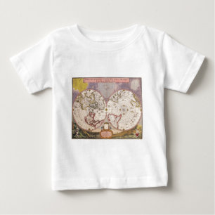 Antique World Map Baby T-Shirt
