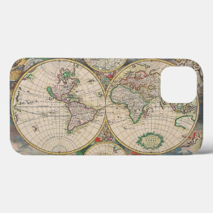 Antique World Map iPhone 13 Case