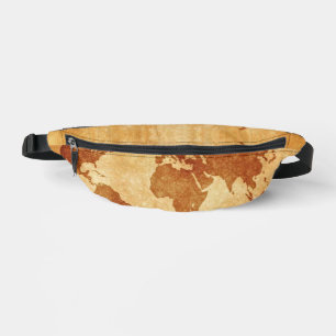 Antique World Map Fanny Pack