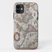 Antique World Map iPhone case