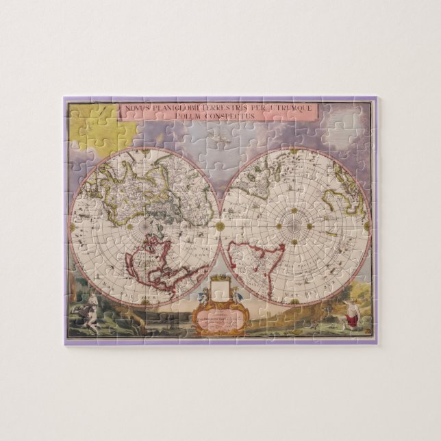 Antique World Map Jigsaw Puzzle (Horizontal)