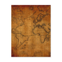 antique World Map