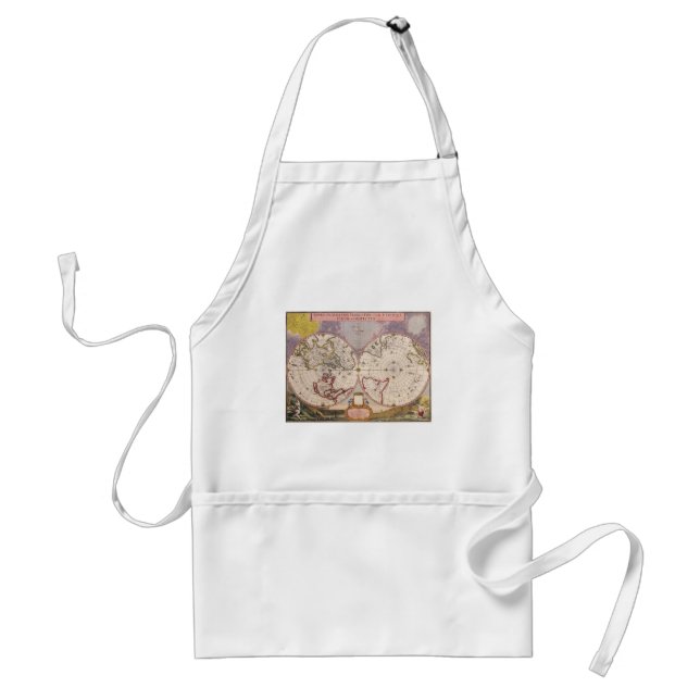 Antique World Map Standard Apron (Front)