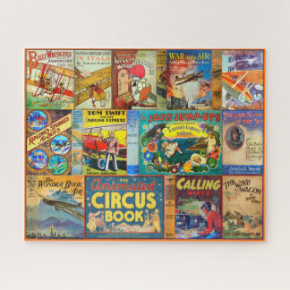 ANTIQUE YOUNG READER BOOK COVERS JIGSAW PUZZLE