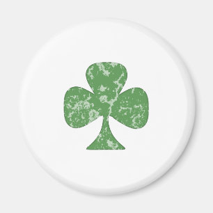 Antiqued Shamrock Magnet