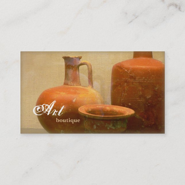 Antiques Boutique Business Card (Front)