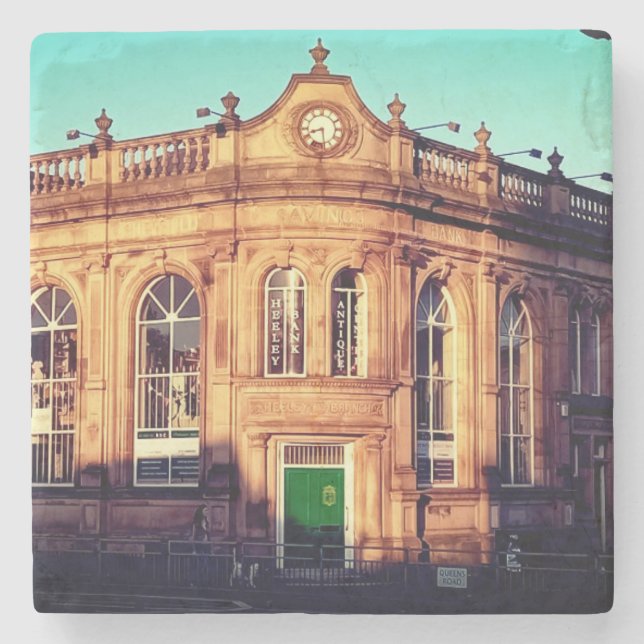 Antiques center stone coaster (Front)