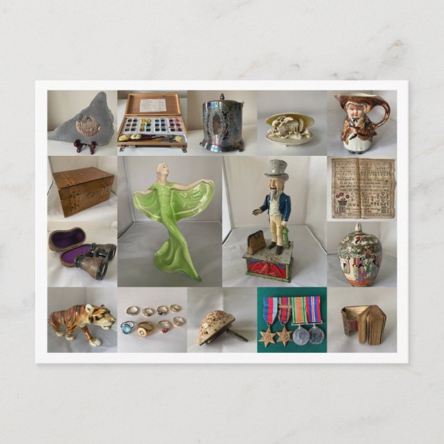 Antiques & Collectables Postcard (Front)