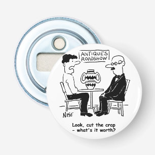 Antiques Expert. What's It Worth Funny Valuation Bottle Opener
