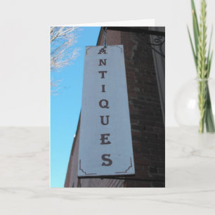 Antiques Happy Birthday Card