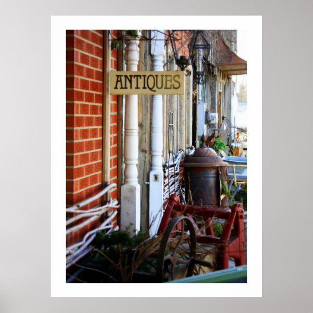 Antiques Row Photography Poster (Front)