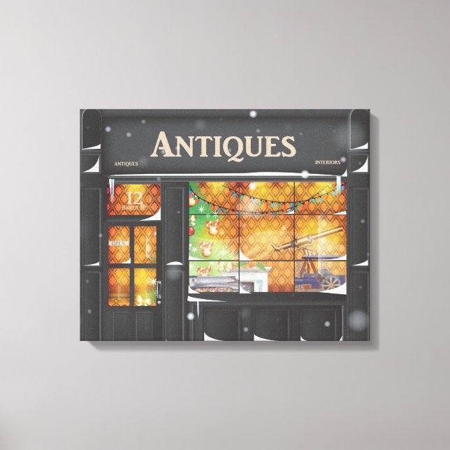 Antiques Store Canvas Print (Front)