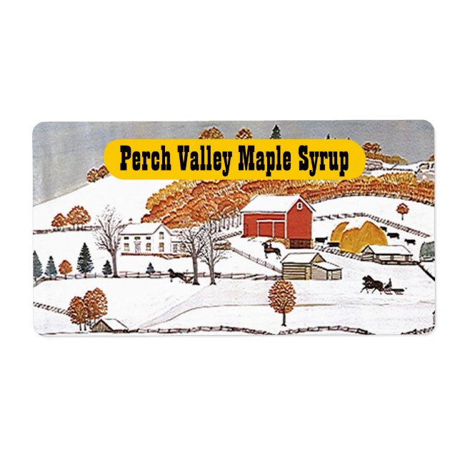 Antiquité rurale Pastorale Folle Art Étiquette pro (Devant)