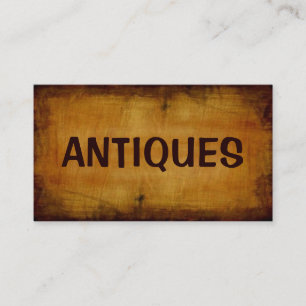 Antiquités Carte de visite