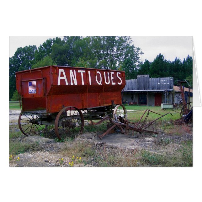 Antiquités - Dieu béni l'Amérique (Devant horizontal)