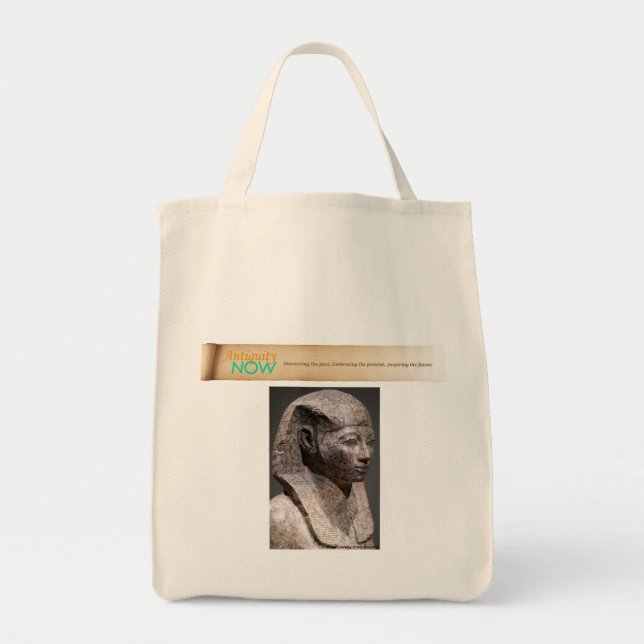 AntiquityNOW Banner Grocery Tote with Hatshepsut Bag (Front)
