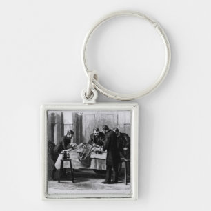 Antiseptic Surgery, 1882 Keychain