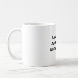 Antisocial Antisocool Funny Introvert Quote Unisex Coffee Mug