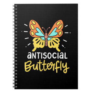 Antisocial Butterfly Notebook