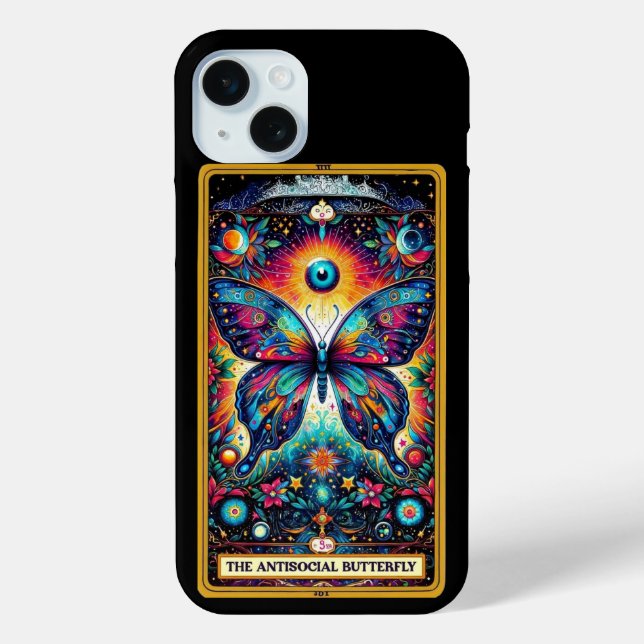 Antisocial Butterfly Tarot Card Collection Case-Mate iPhone Case (Back)