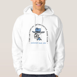 Antisocial dads club cowboy dad western funny hoodie