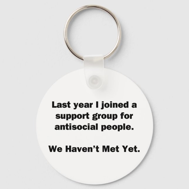 Antisocial Group Keychain (Front)