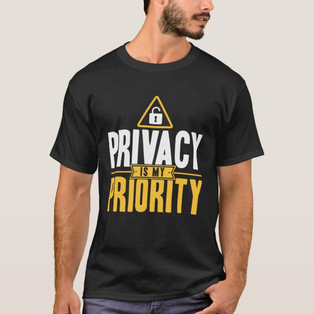 Antisocial Privacy is my priority Introvert T-Shirt (Front)