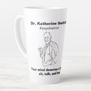 ANTISTRESS Freud Psychiatry Therapy Clinic Health Latte Mug