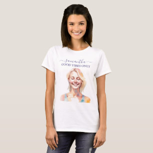 ANTISTRESS GOOD VIBES ONLY QUOTE RELAX CALM T-Shirt