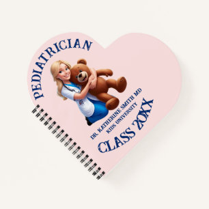 antistress pediatrician teddy bear kids university notebook