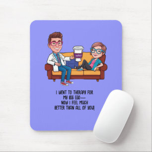 ANTISTRESS psychiatrist THERAPIST doctor Mouse Pad