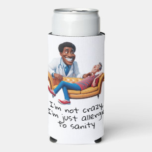 ANTISTRESS psychiatrist THERAPIST medical therapy Seltzer Can Cooler