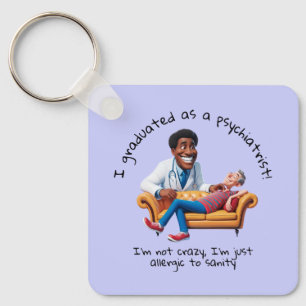 ANTISTRESS psychiatrist THERAPIST therapy Keychain