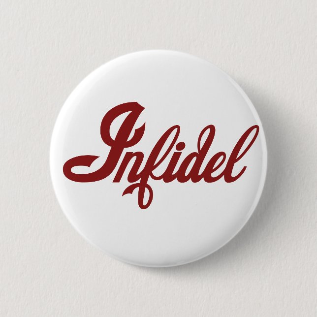 Antitheist 2 Inch Round Button (Front)