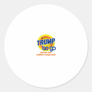 AntiTrump Trump To Go Vote Detergent Funny V Classic Round Sticker