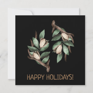 Antler with green branch Postcard