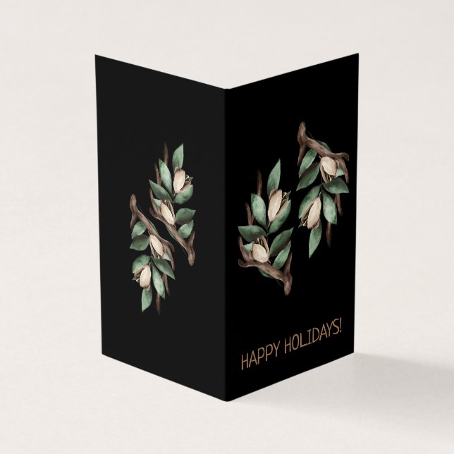 Antler with green branch Postcard (Outside)