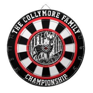 Antlered Deer Forest Target Design Dartboard