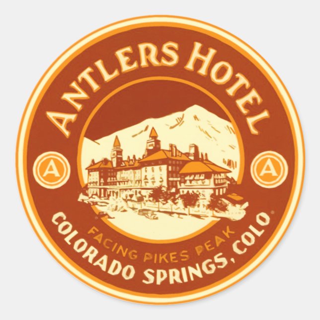 AntlerHotel Classic Round Sticker (Front)