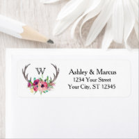 Antlers Rustiques Boho Floral Allure