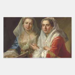 Antoine de Favray - The Mirabita Sisters Sticker