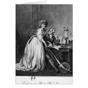 Antoine Laurent Lavoisier and his wife