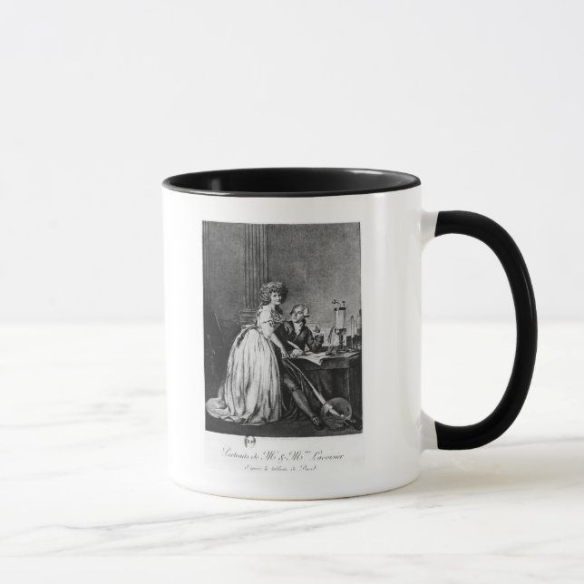 Antoine Laurent Lavoisier  and his wife Mug (Right)