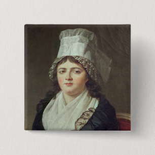 Antoinette Gabrielle Charpentier  1793 2 Inch Square Button