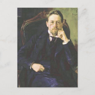 Anton Chekhov 1898 Postcard